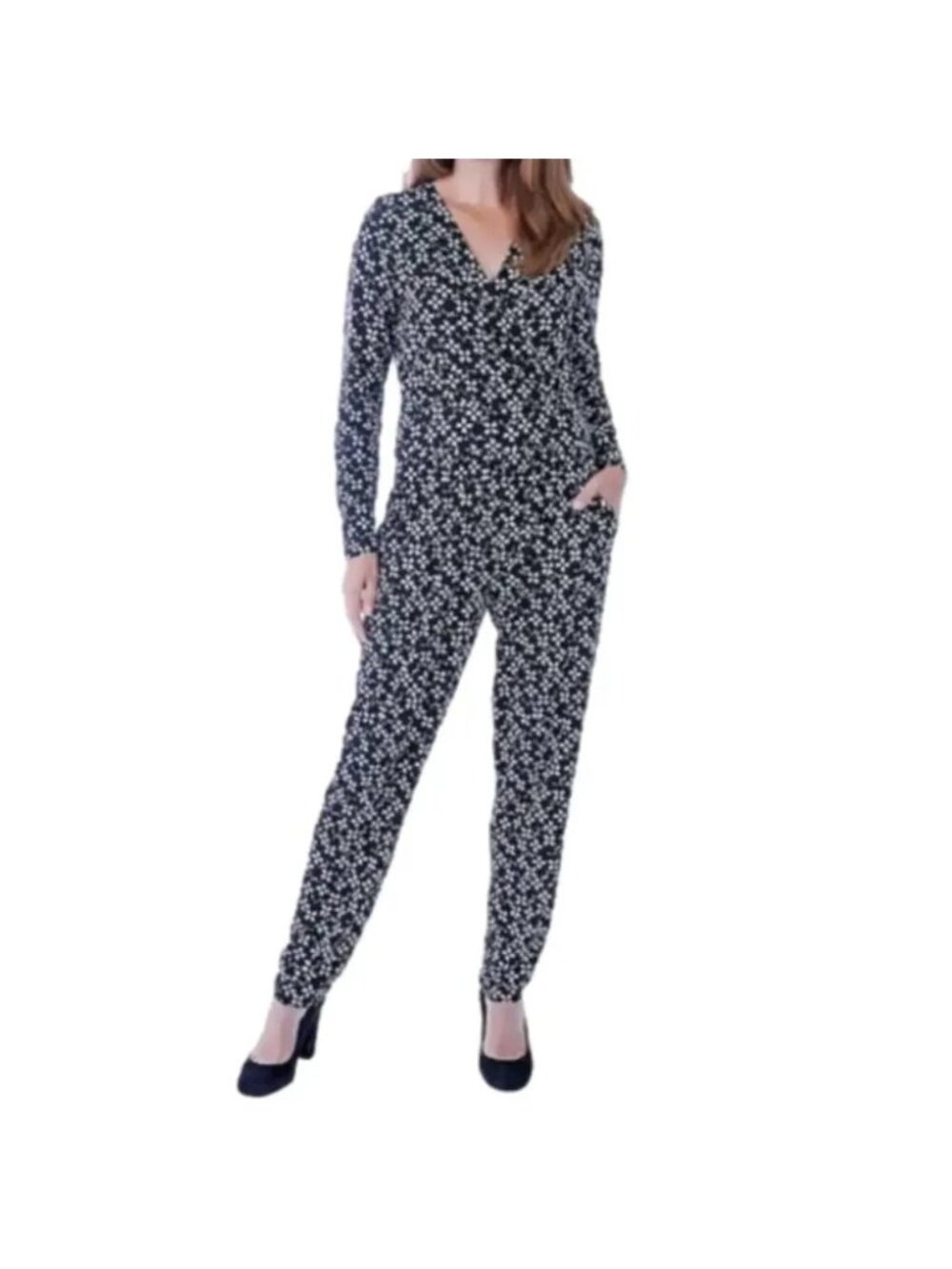 NEW Mr. Max Black White Brazil Knit Jumpsuit Size 2X